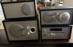 Tivoli Audio Model Two Am/fm Radio System -black/silver. Fixed Price $475.00.