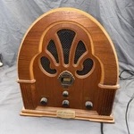 Philco 95TH Anniversary Special Edition Radio 11.5" Works PH0095PE01 Cathedral. Fixed Price $25.00.