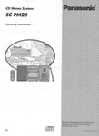 Panasonic SA-PM20 Cd Stereo System Owners Instruction Manual. Fixed Price $22.24.