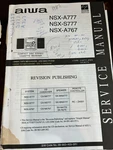 Aiwa NSX-A777 NSX-S777 NSX-A767 CX-NA777 CX-NS777 Service Manual **original**. Fixed Price $29.99.
