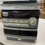 Philips Magnavox FW386C Mini Hi-fi System 3-CD Changer Dual Cassette Radio Works. Fixed Price $90.00.