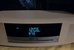 Bose Wave Music System Am/fm Cd Player Clock Radio Remote AWRCC2 White Re-capped. Fixed Price $211.11.