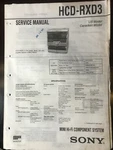 Original Service Manual & Schematic Sony HCD-RXD3 D737. Fixed Price $22.00.