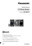 Panasonic SA-AKX18 Cd Stereo System Owners Instruction Manual. Fixed Price $22.24.