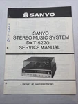 Vintage Sanyo Owner's Manual Model Number Dxt 5220. Fixed Price $10.00.