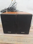 Teac LS-MC80 60 Watt Pair Of 2 Book Shelf Speakers Gloss Wood Grain. Fixed Price $52.42.