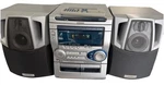 Aiwa CX-NAJ20U 3-DISC Cd & 2-CASSETTE Player Audio System W/speakers Working. Fixed Price $150.00.
