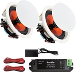 Herdio 8 Bluetooth Ceiling / Wall Speakers 2-WAY Flush Mount Pair (200W Each). Fixed Price $82.00.