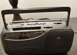 Emerson AC2381 Am/fm Radio &cassette Player Boombox, Headphone Jack, Black Works. Fixed Price $45.00.