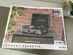 Victrola Suitcase Record Player With 3-SPEED Turntable Black. Fixed Price $55.44.