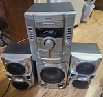 Sony HCD-GX470 3 Disc Player Dual Cassette Stereo Am/fm Radio W/remote. Fixed Price $229.99.