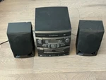Sharp 3-CD Changer Player Mini Component System & Speakers CD-C1800- Read Descri. Fixed Price $59.00.