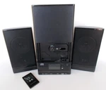 Onn Cd Mini Stereo System Model #ONA17AA015 Speakers Plug & Remote. Fixed Price $29.00.