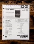 Sony HCD-C55 Stereo Service Manual *original*. Fixed Price $14.97.