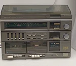 Sanyo Stereo Music System With Turntable & Cassette Deck GXT210 Parts/repair. Fixed Price $78.00.