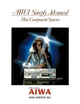 Aiwa - Mini Component System Brochure Catalogue 1981. Fixed Price $11.79.
