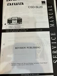 Aiwa CSD-SL20 CSDSL20 Repair Service Manual 1026 1573 From The Usa **original**. Fixed Price $14.99.