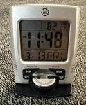 Marathon CL030023 Silver Folding Compact Portable Travel Alarm Clock L2. Fixed Price $13.33.