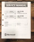 Sherwood AI-2213R AI-2215R Amplifier Service Manual *original*. Fixed Price $24.97.