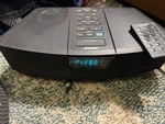 Bose Wave Radio AWR1-1W With Din Display, Includes Remote Missing Battery Cover. Fixed Price $55.00.
