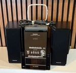 Panasonic SA-PM27 5-DISC Stereo Cd Changer W/cassette Micro Hifi Tested W/remote. Fixed Price $99.99.