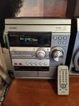 Aiwa Hi-fi Stereo System Model NSX-D70 With Remote Cassette & Cd Doesn't Work. Fixed Price $89.99.