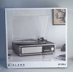 Victrola The Midland VTA-67 3-IN-1 Bluetooth Record Player Farmhouse Walnut. Fixed Price $199.00.