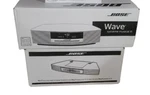 Vintage Bose Wave System Iii & Multi Cd Changer Titanium Silver Box. Fixed Price $1388.00.