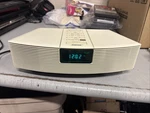 Bose Wave Radio AWR1-1W Am/fm Alarm Clock Works Remote White/cream. Fixed Price $65.00.