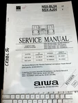 Aiwa NSX-BL54 NSX-AJ54 CX-NAJ54 CX-NBL54 1662 1991 Service Manual **original**. Fixed Price $28.99.