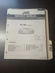 Jvc PC-90 Service Manual Original Repair Book Portable Component System. Fixed Price $49.99.