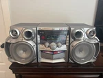 Jvc MX-GA77 360W Cd Changer Dual Cassette Player Am/fm Stereo System Tested. Fixed Price $399.00.