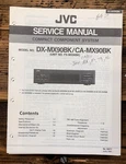 Jvc DX-MX90 CA-MX90 Bk Stereo Service Manual *original*. Fixed Price $14.97.
