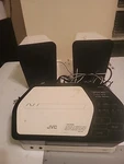 Jvc CA-UXN1W Compact Am/fm Stereo Cd Aux Clock Radio W/ Speakers. Fixed Price $99.99.