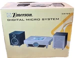 Emerson Cd Player Custom Bluetooth Digital Micro System Am/fm Radio ES769 2004. Fixed Price $75.00.