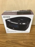 Jensen Stereo Compact Disc Player With Am/fm Digital Dual Alarm Clock Radi. Fixed Price $34.90.