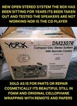 Yorx Compact Disc Stereo System W/ Remote Control DM2307R Parts Repair Read!!!!. Fixed Price $30.58.