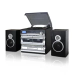 Trexonic 3-SPEED Vinyl Turntable Home Stereo System With Cd Player, Double Casse. Fixed Price $178.25.