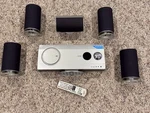 Sharp HT-X1 Flat Panel Home Theater W/dvd, Missing Subwoofer, Untested. Fixed Price $19.00.