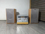 Sanyo AWM-3500 Micro Shelf System Cd Player Am/fm Stereo Radio With Speakers. Fixed Price $99.00.