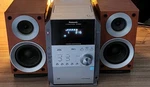 Panasonic SA-PM19 Bookshelf Stereo System 5CD Good Sound (no Remote Bad Tape). Fixed Price $100.00.