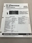 Emerson ADS2835 Original Service Manual Free Shipping. Fixed Price $12.00.