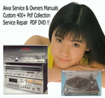 Aiwa Service & Owners Manuals Custom Collection Repair Pdf Dvd !!. Fixed Price $12.97.