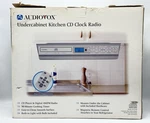 Audiovox Undercabinet Kitchen Player Clock Radio Am/fm KCD3180 New Open Box. Fixed Price $124.99.