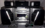 Panasonic SA-DK1 5-DVD/CD Changer Stereo System Speakers Remote 220W Read. Fixed Price $299.99.