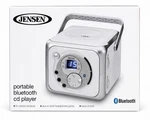 Jensen CD-555 Portable Bluetooth Player Fm Radio Boombox Open. Fixed Price $39.99.