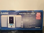 Classic AMXV228 Micro Stereo Shelf System Cd Cassette Remote New Old Stock Nos. Fixed Price $149.87.