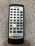Sharp RRMCQ0358AWSA Audio System Remote CD-E600 CD-E66 CD-E67 Oem. Fixed Price $14.95.