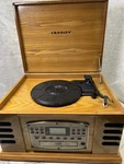 Crosley 79CD Radio Cassette Tape Record Player Turns On Desp. Info. Fixed Price $50.00.
