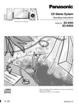 Panasonic SC-EN53 Cd Stereo System Owners Instruction Manual. Fixed Price $22.24.